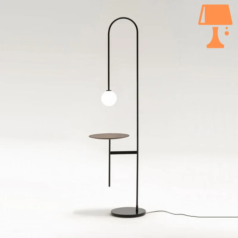 lampe de chevet design table noir