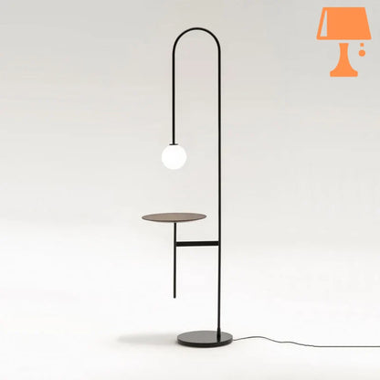 lampe de chevet design table noir