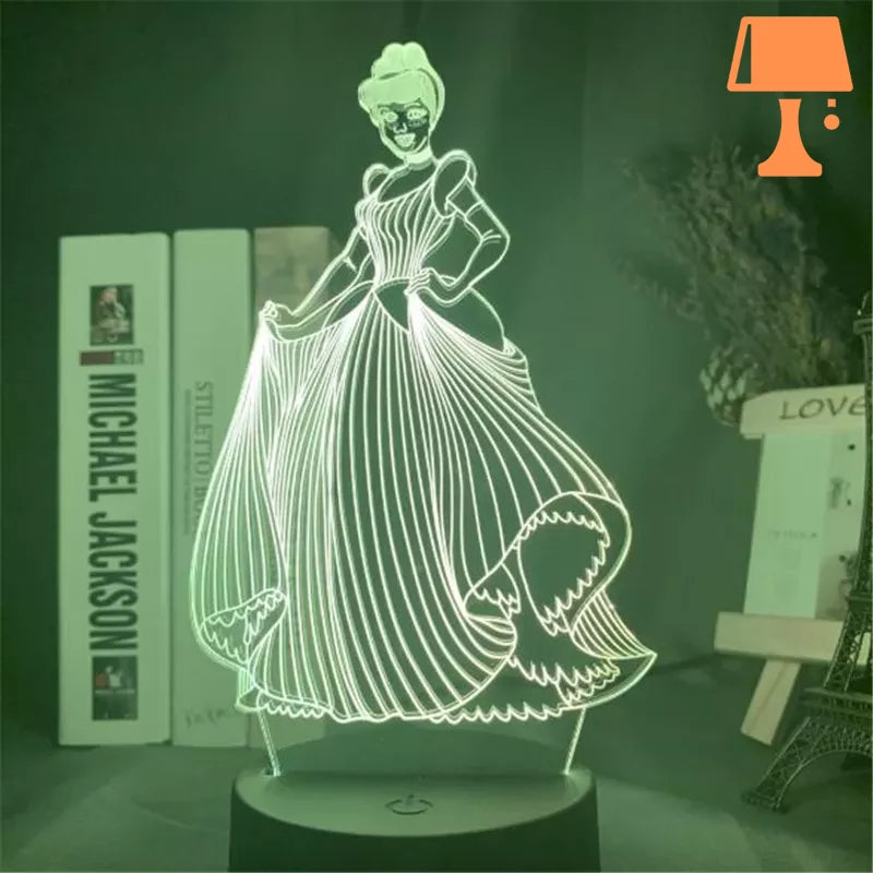 lampe de chevet disney princesse design