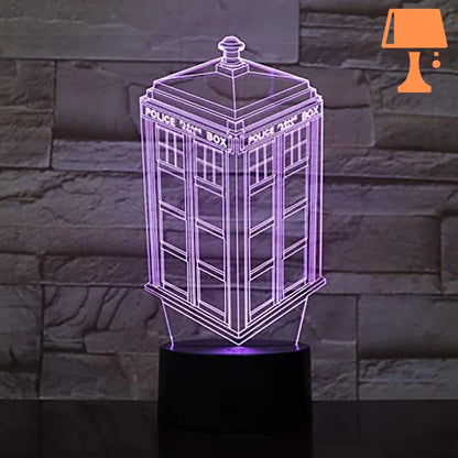 lampe de chevet doctor who tardis