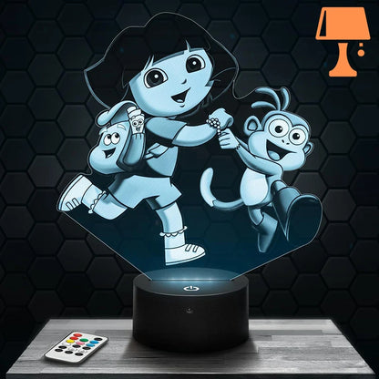 lampe de chevet dora et babouche