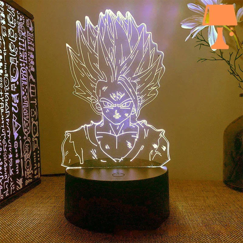 lampe de chevet dragon ball san gohan