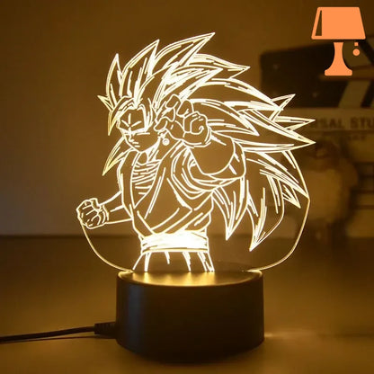 lampe de chevet dragon ball SSJ3