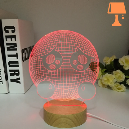 lampe de chevet emoji design