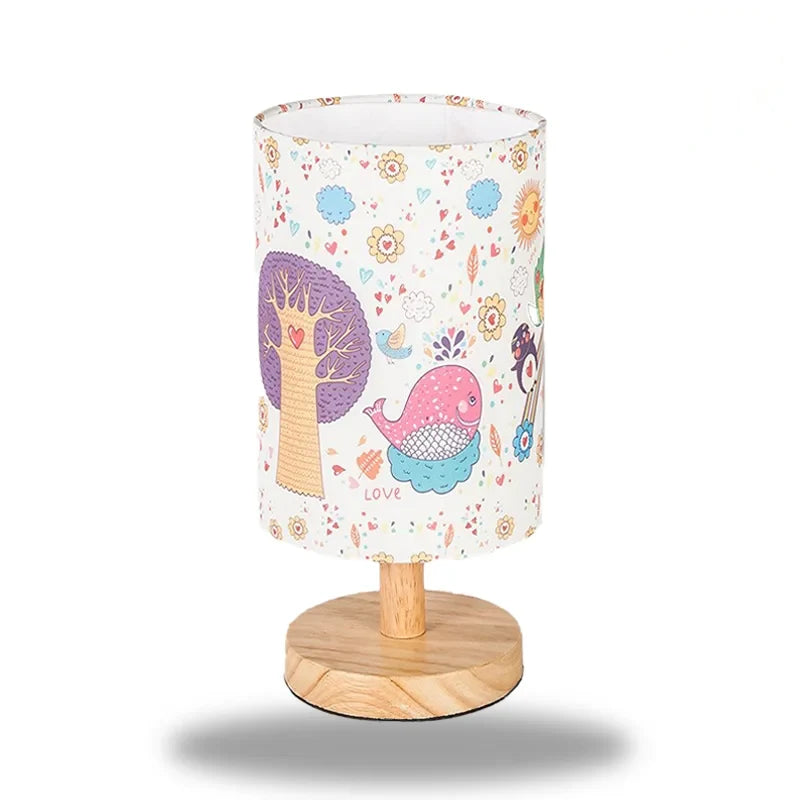 lampe de chevet en bois pour chambre denfant