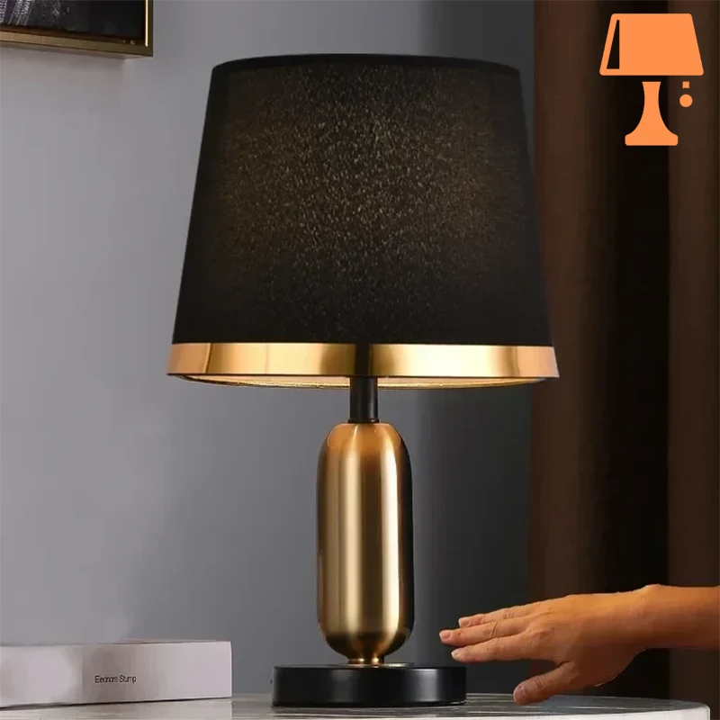 lampe de chevet en fer tactile