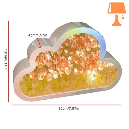 lampe de chevet en forme de fleur mesure