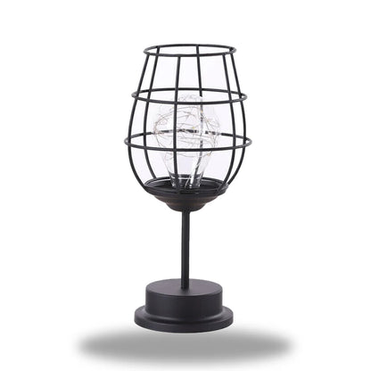 lampe de chevet en forme de verre cocktail