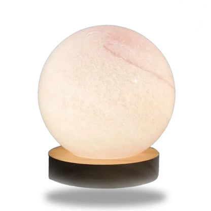 lampe de chevet en verre rose