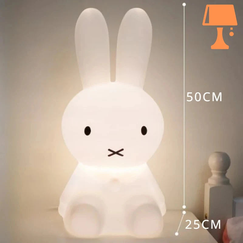 lampe de chevet pour enfant fille chambre lapin