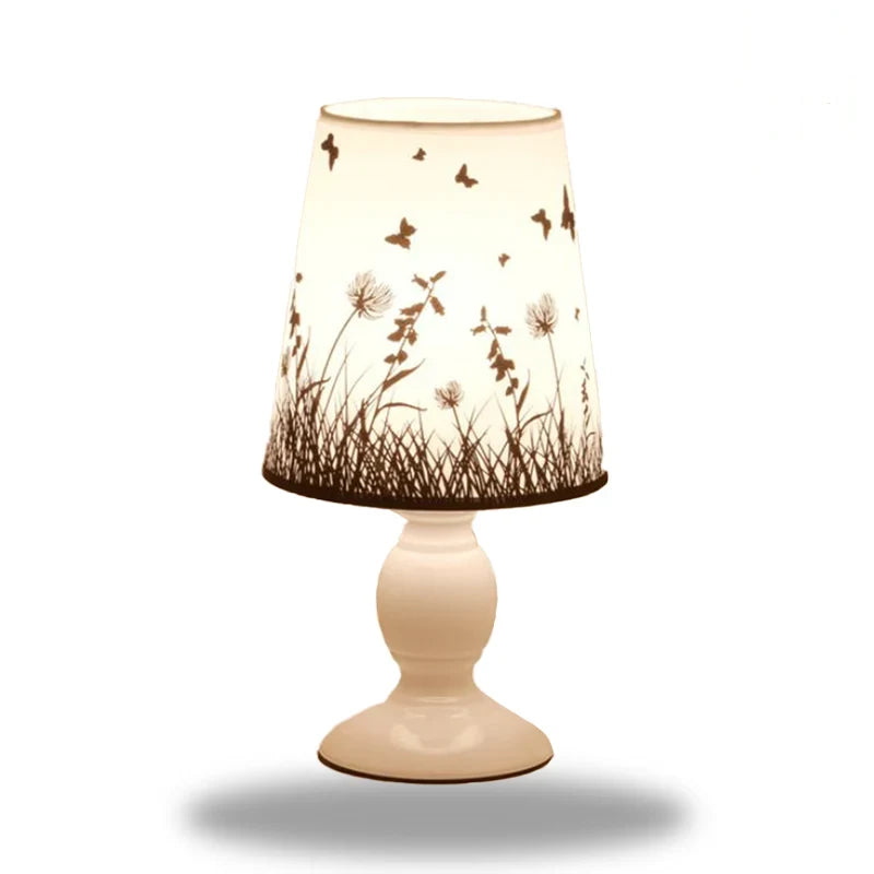 lampe de chevet enfant fleurs  pvc