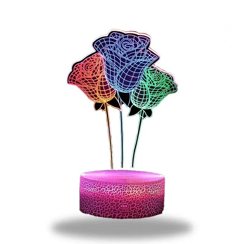 lampe de chevet enfant fleurs