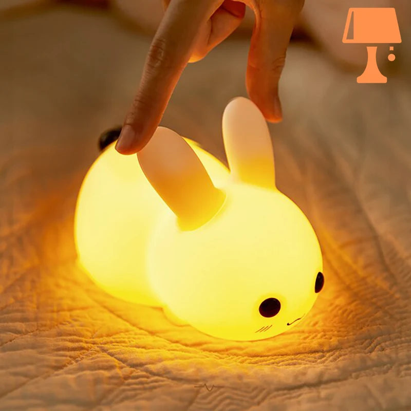 lampe-de-chevet-enfant-lapin-allonge