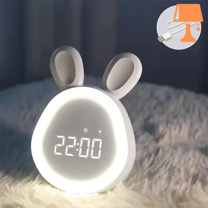 lampe de chevet enfant minuterie blanc