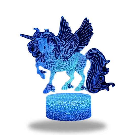 lampe de chevet fille licorne