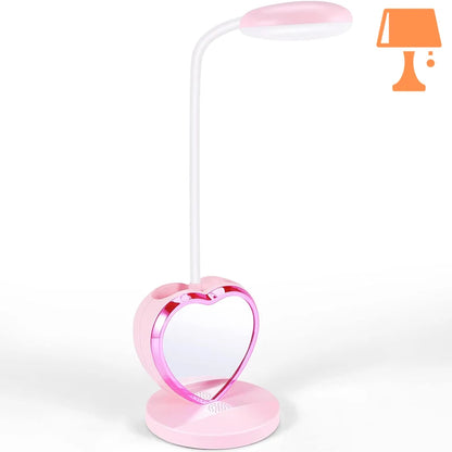 lampe de chevet fille rose design