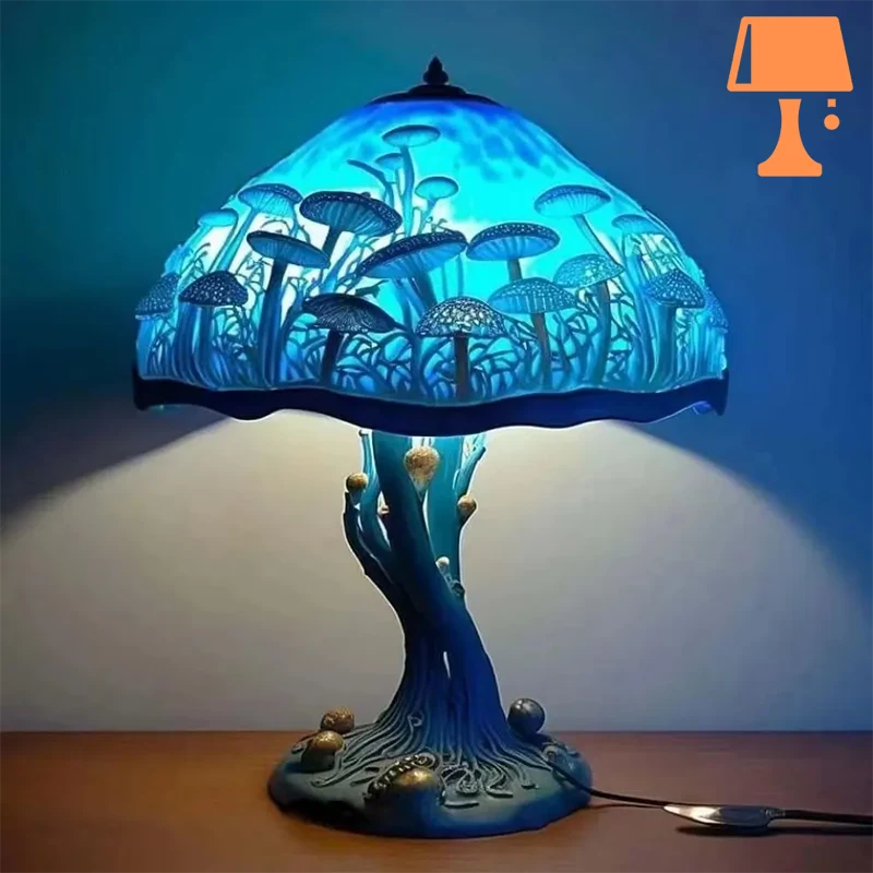 lampe de chevet forme champignon c