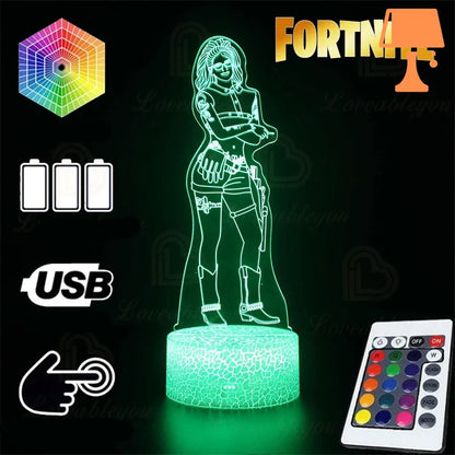 lampe de chevet fortnite style d