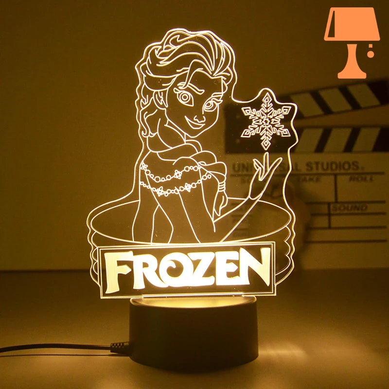 lampe de chevet frozen design