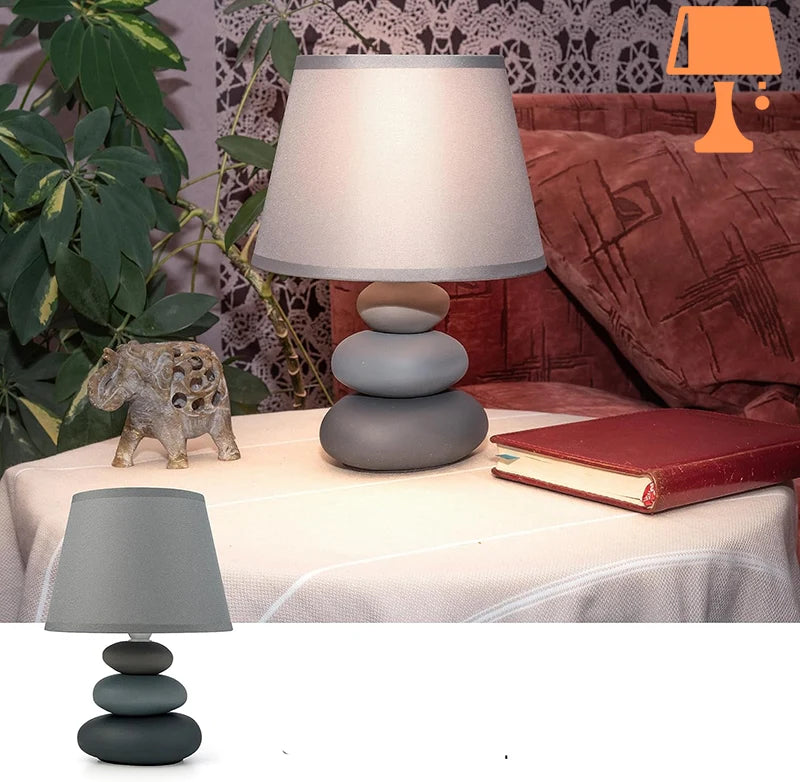 Lampe de Chevet Galet Prune Chambre