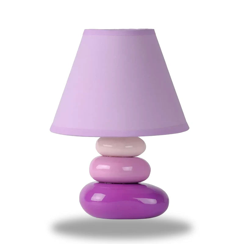 Lampe de Chevet Galet Rose