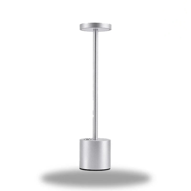 lampe de chevet gris clair tactile