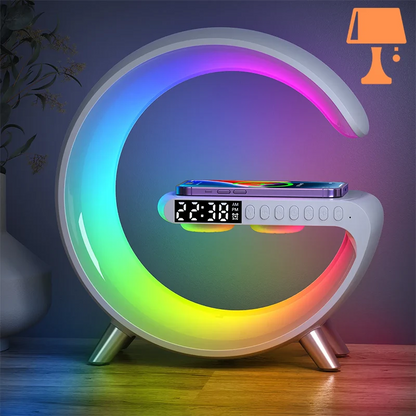 lampe de chevet horloge couleur lumineuse ajustable