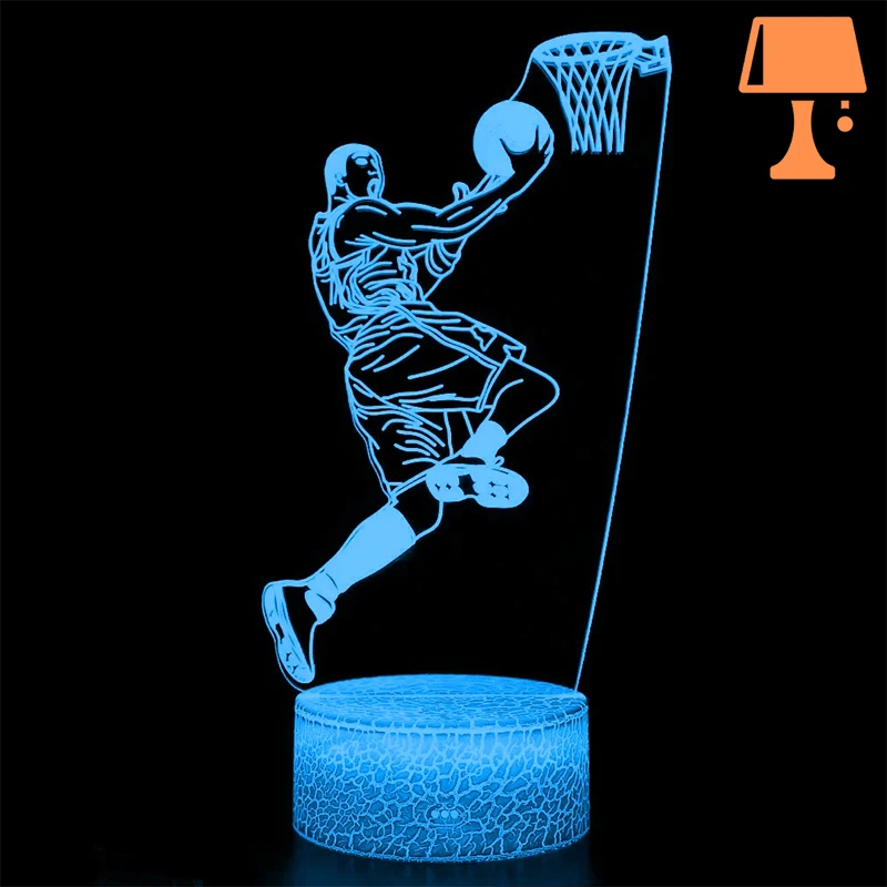 lampe de chevet impression 3d sport