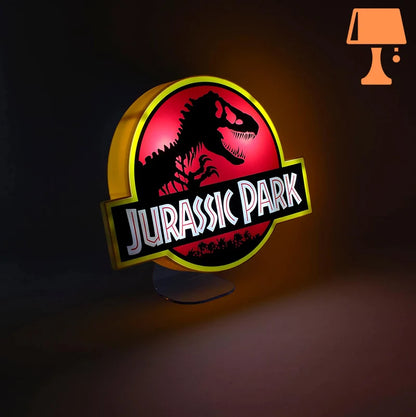 lampe de chevet jurassic park abat-jour