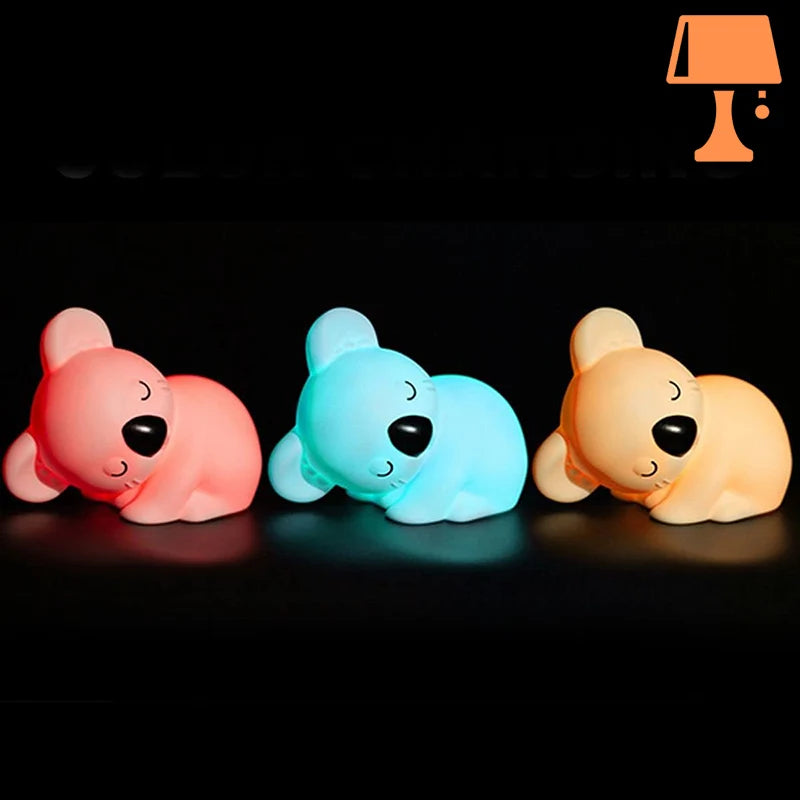 lampe de chevet koala couleur