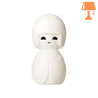 lampe de chevet kokeshi blanc