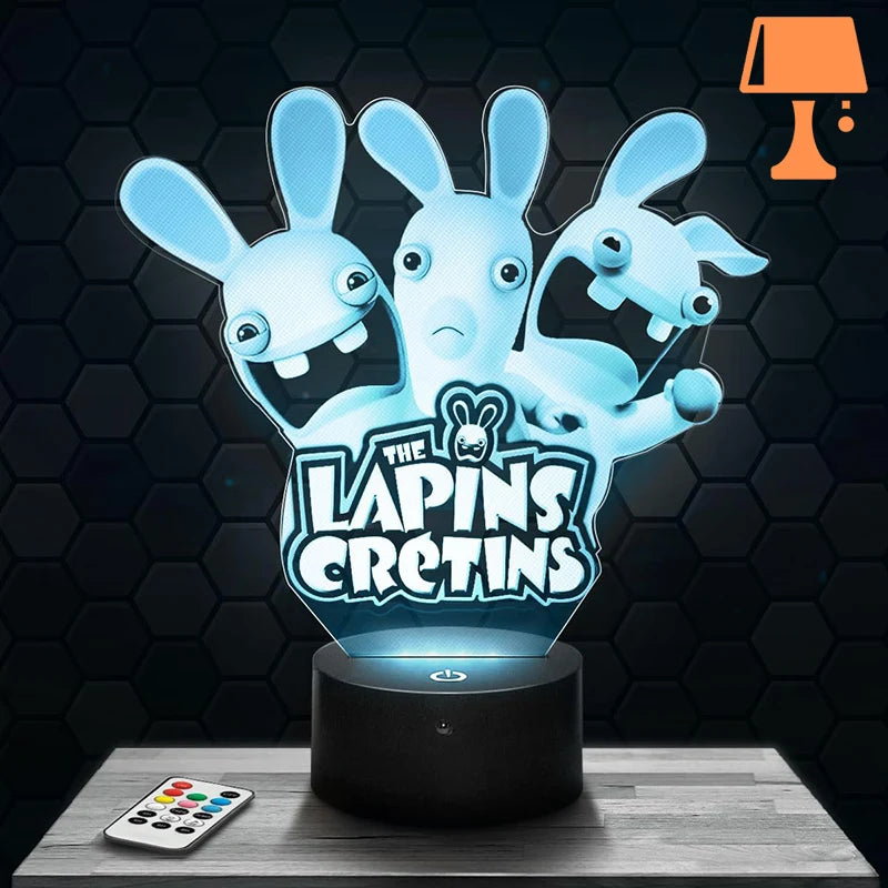 lampe de chevet lapin cretin design