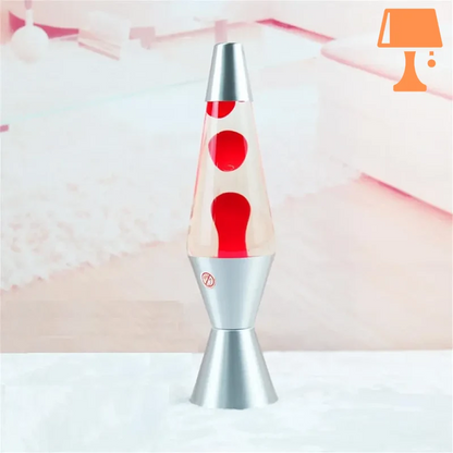 lampe de chevet lave-rouge