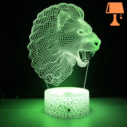 lampe de chevet le roi lion design