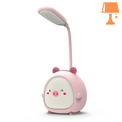 lampe de chevet lecture enfant rose