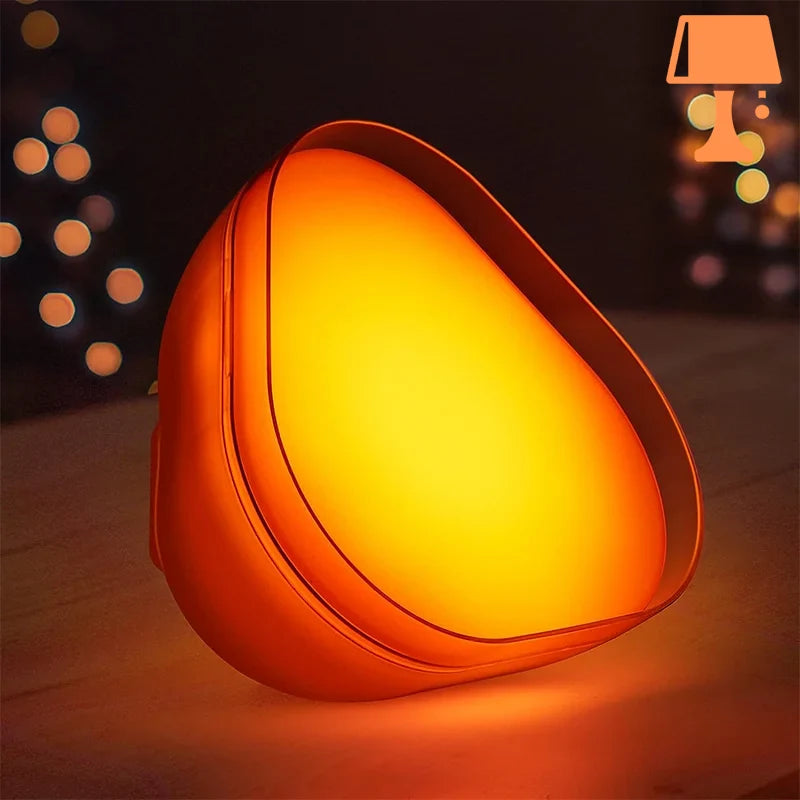 Lampe de Chevet Led Multicolre Allumée