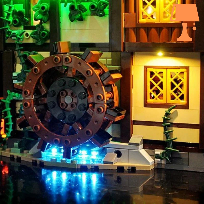 lampe de chevet lego roue