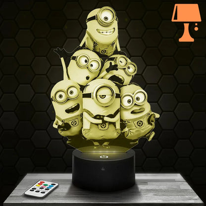 lampe de chevet les minions design