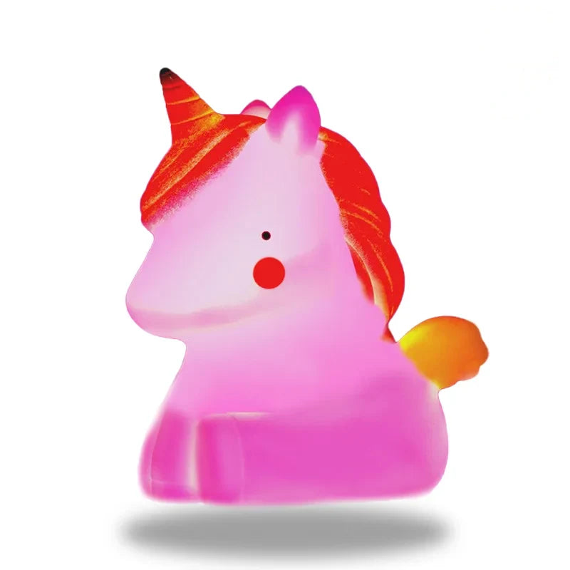 lampe de chevet licorne rose