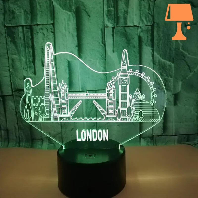 lampe de chevet londres vert