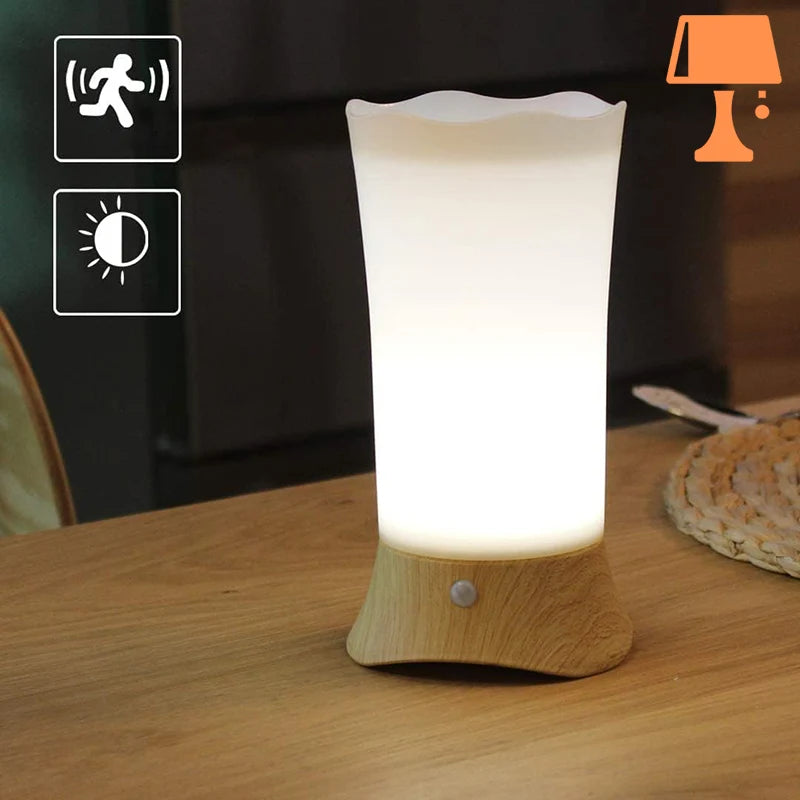 lampe de chevet lumière tamisée table