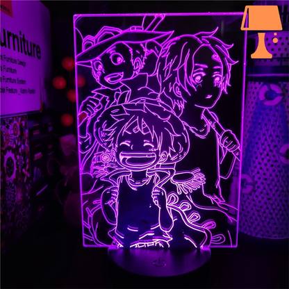 lampe de chevet manga anime