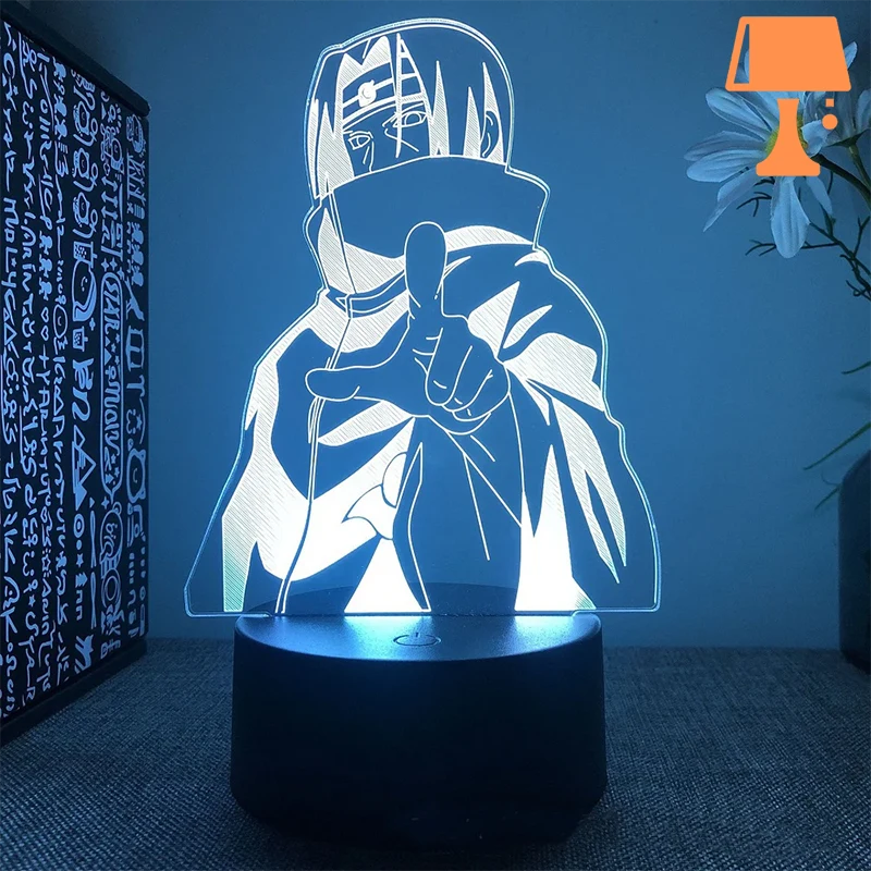 lampe de chevet manga naruto design