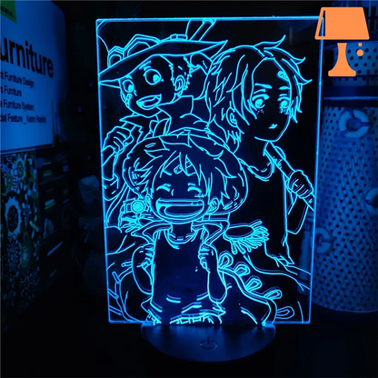 lampe de chevet manga one piece