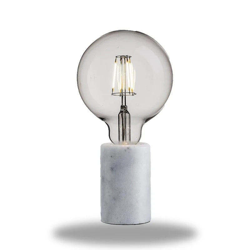 lampe de chevet marbre blanc