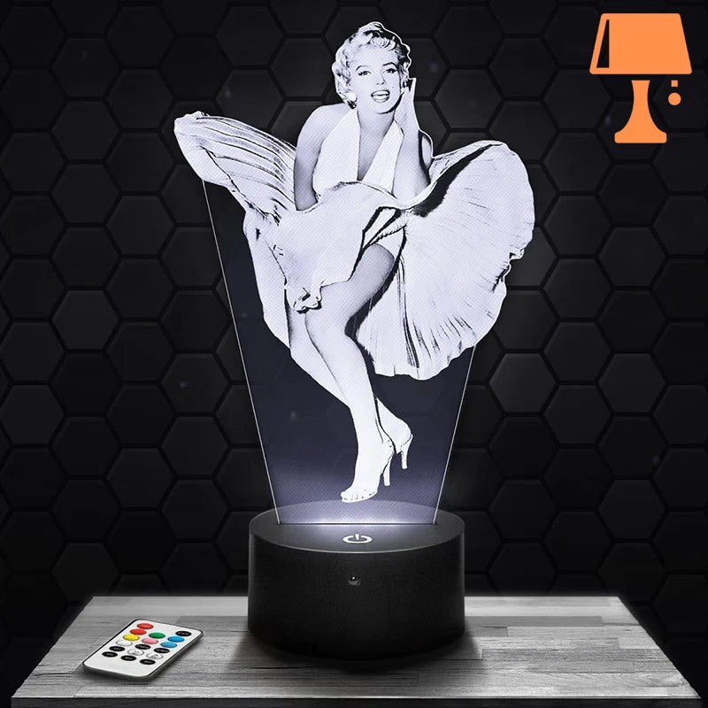 lampe de chevet marilyn monroe design