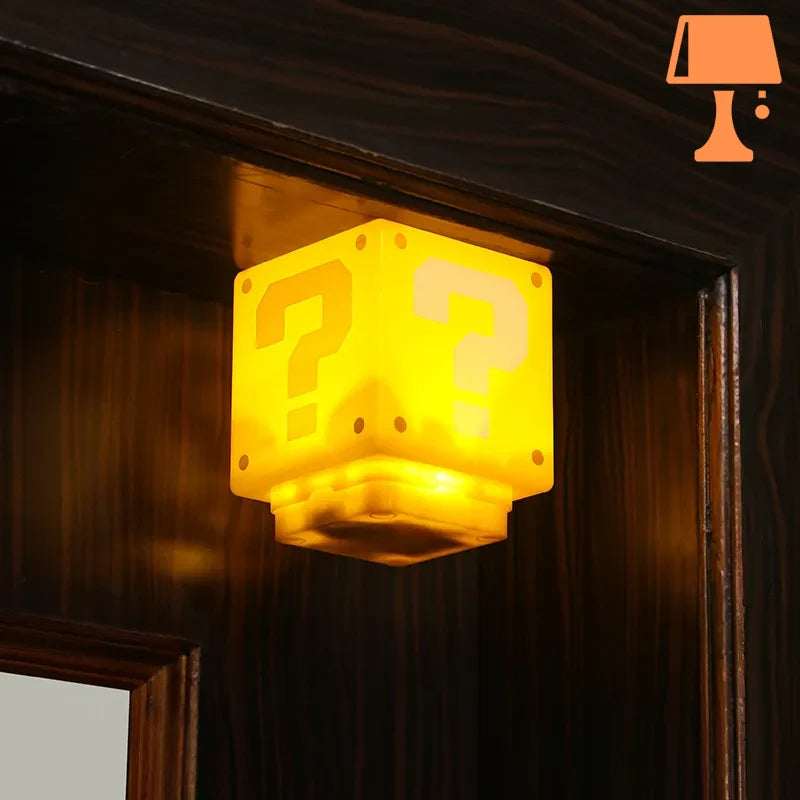 Lampe de Chevet Mario Kart Allumée