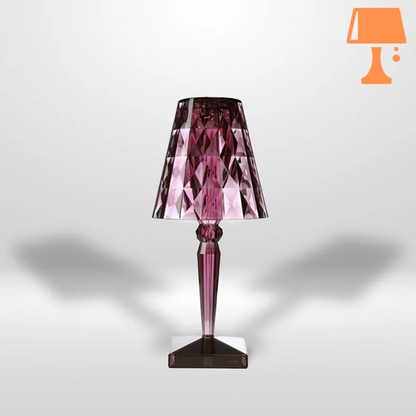 lampe de chevet mauve originale