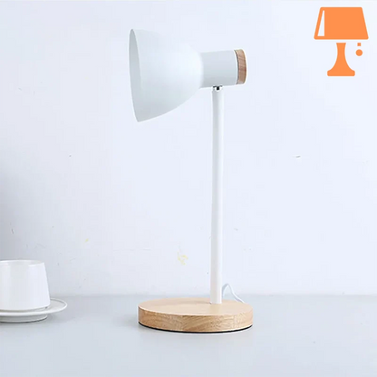 lampe de chevet métal bois design