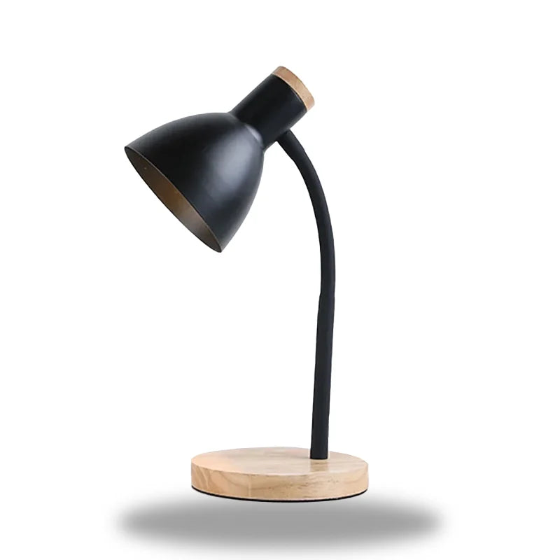 lampe de chevet métal bois